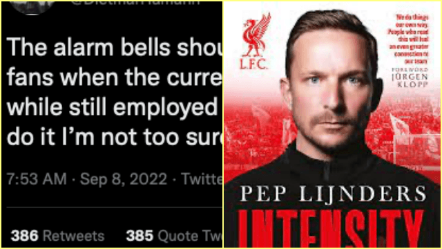 Former Liverpool player blames poor start to season on book released by Jurgen Klopp’s assistant manager Former Liverpool player blames poor start to season on book released by Jurgen Klopp’s assistant manager