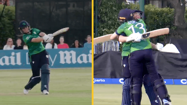 Ireland cricketer makes history in final ball with against-all-odds shot Ireland cricketer makes history in final ball with against-all-odds shot