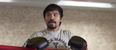 Pacquiao tells Mayweather: “Step up and fight me”