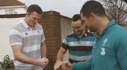Video: Irish rugby trio surprise stunned family with a pile of presents and a funny Q&A