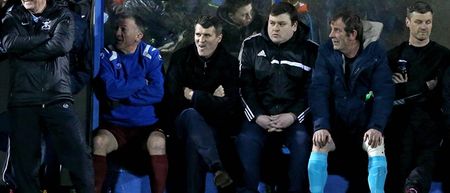 PICS: Roy Keane gets perfect welcome home as he oversees ex-Ramblers’ victory in charity game