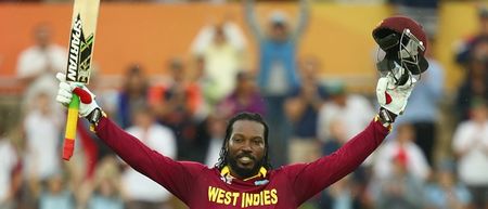 Video: Chris Gayle hit some monster sixes on the way to scoring 215