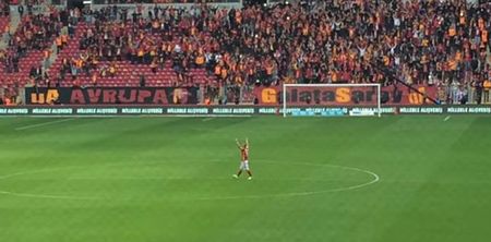 Video: Wesley Sneijder leading Galatasaray fans in deafening chant is sure to give you goosebumps