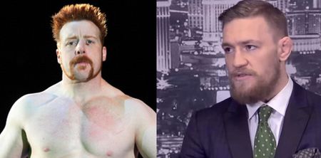 Video: WWE superstar Sheamus rips into Conor McGregor and Cathal Pendred at Dublin event