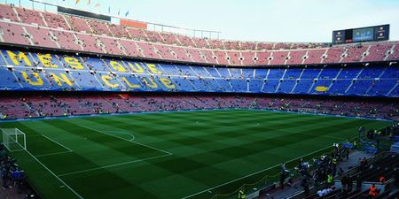 PIC: Barcelona are planning an incredible mosaic for tonight’s Champions League clash with Bayern