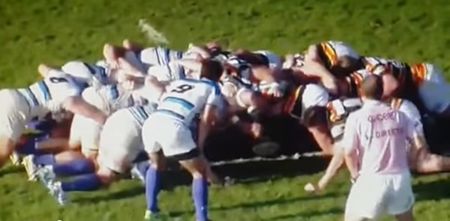 Video: Argentinian sides engage in immense 20-second scrum battle