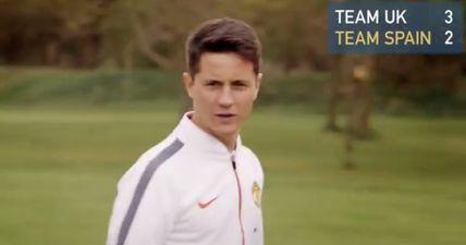 VIDEO: Manchester United players enjoy a spot of foot golf and Ander Herrera isn’t messing about