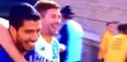 Vine: Steven Gerrard and Luis Suarez share bromantic moment