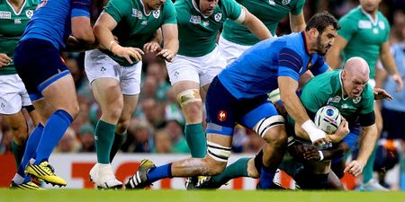 The reaction to an extremely tense and tight first half between Ireland and France