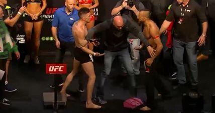 VIDEO: Norman Parke brought a whole new meaning to “all kicking off” at Friday’s weigh-ins