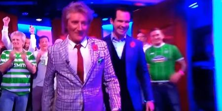VIDEO: Rod Stewart leads COYBIG chant on the BBC’s One Show