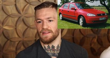 Conor McGregor explains why an Irish bank ended his short-lived affair with an Opel Astra