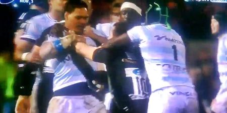 VIDEO: JJ Hanrahan gets into dust-up as Dan Carter gets off to winning start