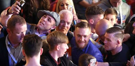 Conor McGregor is back home and his new Reebok gear is causing a stir