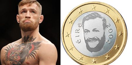 VIDEO: Conor McGregor responds to news that he won’t be featuring on a €1 coin