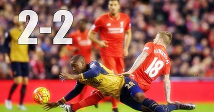 The internet loved the insanely entertaining first half of Liverpool v Arsenal