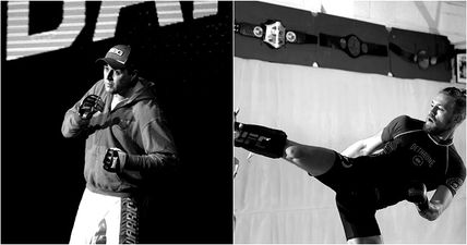 WATCH: Conor McGregor drills Taekwondo technique with heavyweight teammate