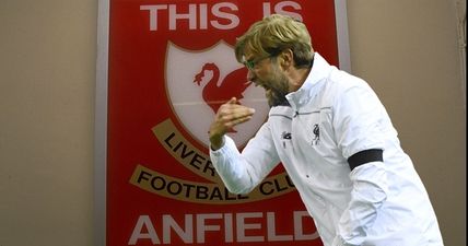 Jurgen Klopp has banned Liverpool players from touching the This Is Anfield sign