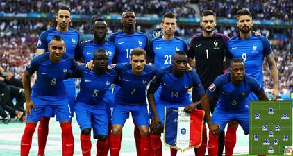 France revert to same starting XI that laboured to victory over Romania in Euro 2016 opener