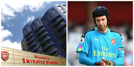 Pic: Petr Cech crashes car barely an hour after Arsenal’s opening-day defeat