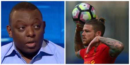 Garth Crooks went full Garth Crooks in his assessment of Alberto Moreno’s talents