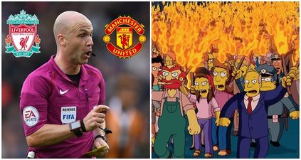 Liverpool fans are not happy with the referee for upcoming Manchester United game