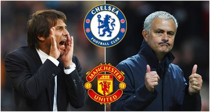 Here are the Chelsea and Manchester United teams for today’s game