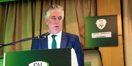 Apology to John Delaney, Chief Executive, Football Association of Ireland