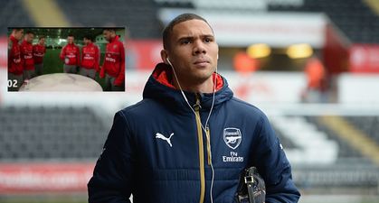 WATCH: Kieran Gibbs’ bottle trick is the most consistency an Arsenal player has ever shown