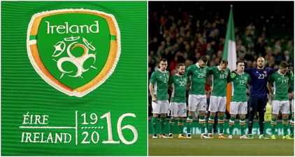 The Republic of Ireland have been fined for the 1916 Centenary jersey