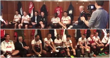 Great footage emerges of Alex Ferguson’s teamtalk before Michael Carrick’s testimonial