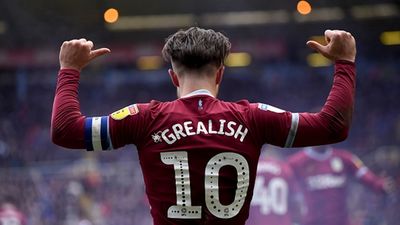 Birmingham City steward appears to be led away by police during Jack Grealish goal celebrations