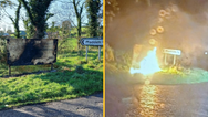 Special sign for Armagh SFC winners burnt to crisp by vandals
